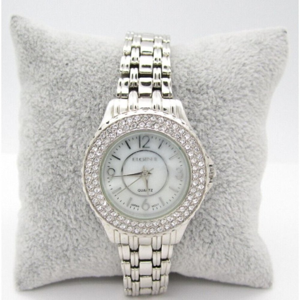 Women's Elgin II Quartz WR Analog 32mm Dial Causal Round Watch (F285)